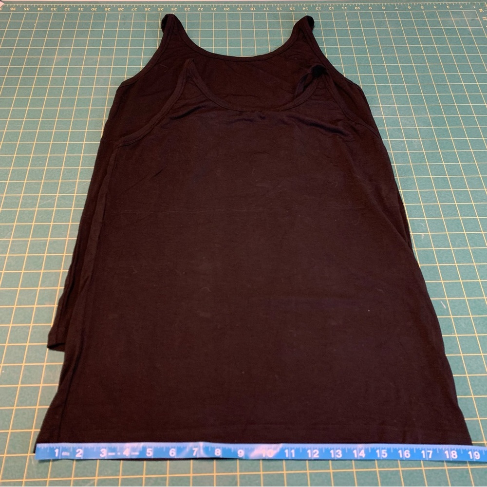 busted Tank mastectomy camisole 2 pack black 2xl
